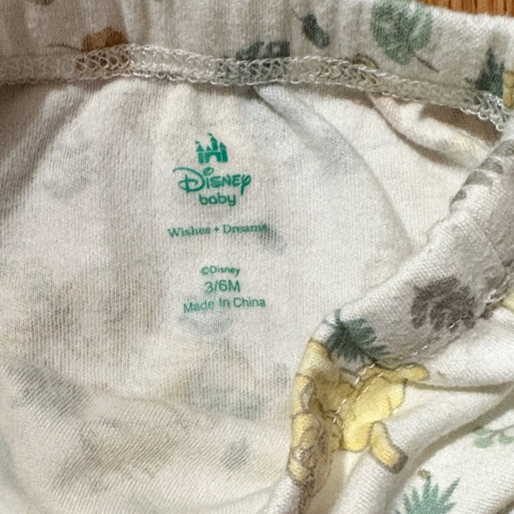 SIZE 3-6 months Kids Cream and Multicolor Printed Bottoms - Picture 3 of 6